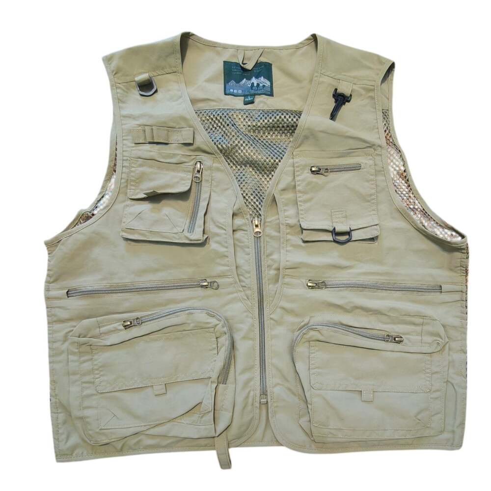 Outdoor Sports Multi-Pocket Size L Tactical Fishing Utility Vest